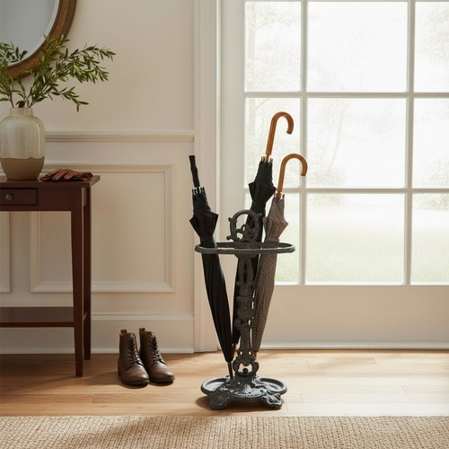 Cast iron umbrella stand - cast,