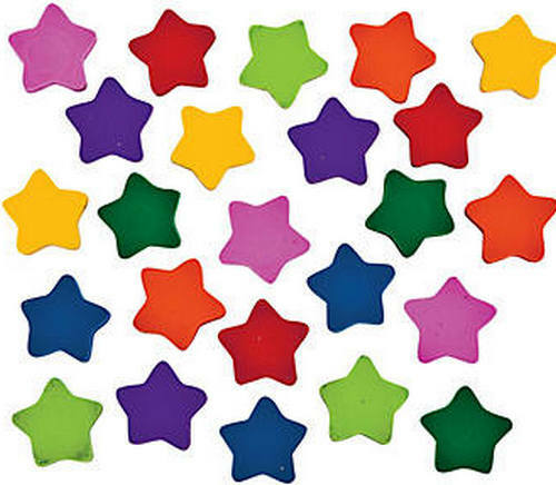 Pack mini star rubber - star,