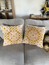 2 Orla Kiely Feather Cushions