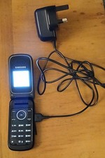 Vintage Retro Flip Mobile Phone  Samsung GT-E1190 Purple Working