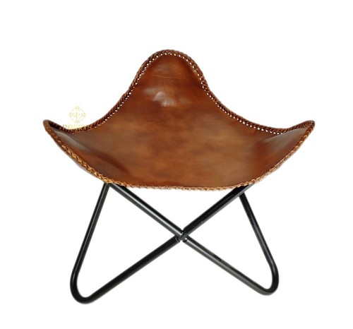 Butterfly stool ottoman - butterfly,