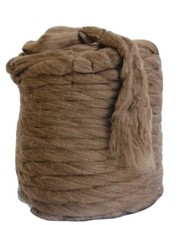 22lb wholesale Brown wool roving bulk un dyed spinning,Felting,Chunky yarn,jumbo