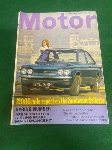Motor apr 1971 - apr, sunbeam