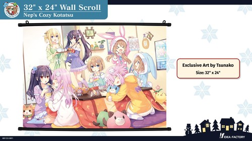 Neptunia cozy kotatsu wall - kotatsu,