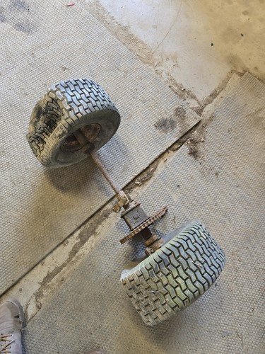 Toro wheelhorse axle rear back - wheelhorse,