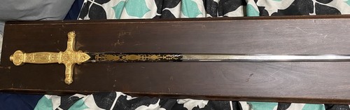 Decorative sword with mount - sword,