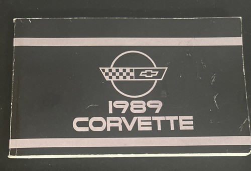 Corvette manual 1989 owners - corvette,