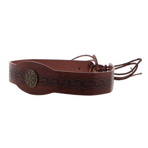 Medieval viking hairband brown - medieval,