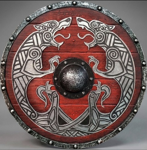 Medieval shield viking - medieval,