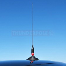 CB Radio Antenna Thunderpole Mini Shuttle UK 27 MHz AM/FM Aerial & MAGMOUNT KIT
