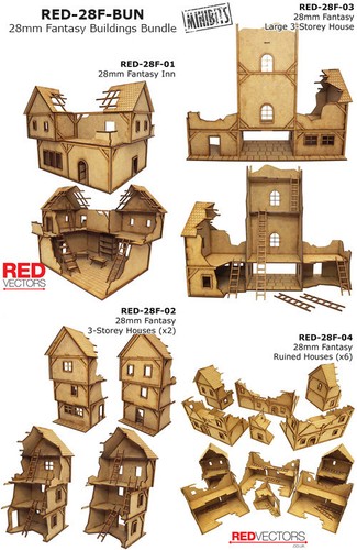 Red 28f bun 28mm wargames - red-28f-bun,