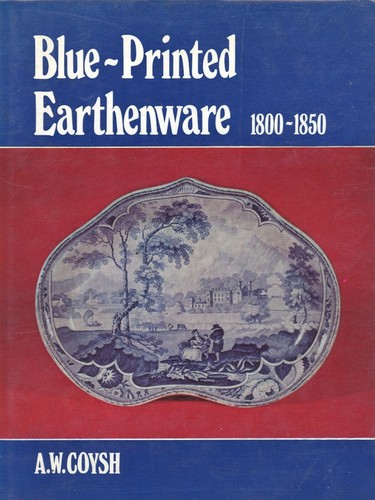 Blue printed earthenware - blue,