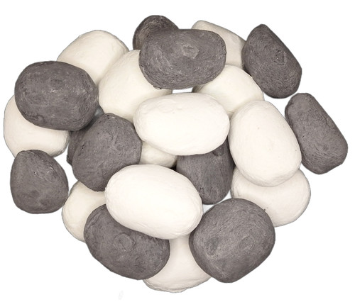 Gas fire pebbles coals ceramic - coals,