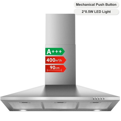 90cm cooker hood 400m h - cooker, 400m³/h
