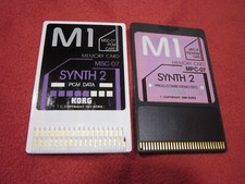 Korg M1 MSC-07 MPC-07 Synth 2 PCM & Program Cards MSC-7S Tested / Free Shipping