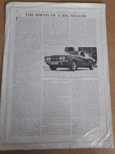 1970 ford cortina gxl - ford,