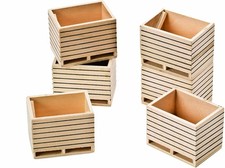 Van Manen 610611 Wooden potato boxes