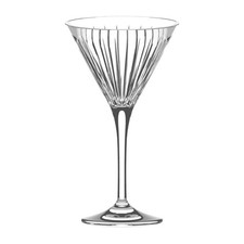 Set 6 Glasses Cocktail Martini Timeless 21 cl Eco Crystal - RCR Italiana - Bar