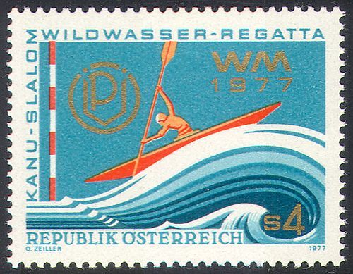 Austria 1977 canoe - austria,