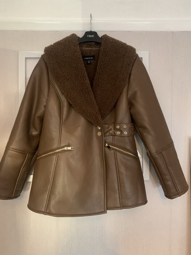 Karen millen faux leather - karen, coat