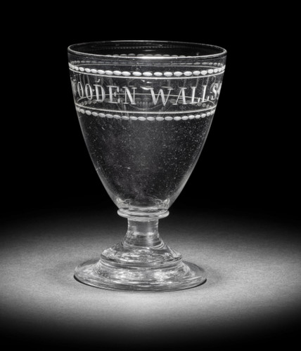 Georgian glass rummer - georgian,