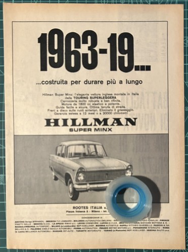 Rare 1963 hillman super - 1963,