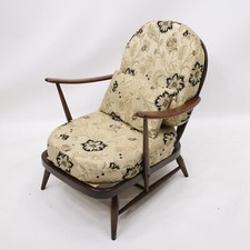 Ercol Windsor Easy Chair Model 203 1970s Blue Label New Webbing FREE UK Delivery