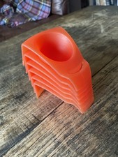 Stackable Plastic Egg Cups For Babies And Young Children. Set Of Six