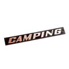 VW T25 Camping Badge For Tailgate Volkswagen Campervan  1979-1992