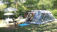 Outwell Montana 6P 6-Person tent + Awning Extension + Footprint + Carpet BUNDLE