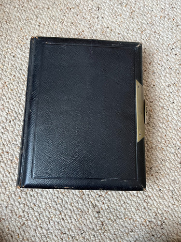 Victorian leather bound - bound, clasp