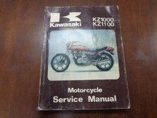 OEM KAWASAKI SHOP MANUAL 1981-1983 KZ1000 KZ1100 J1 J2 J3 B1 B2 R1 R2 M1 M2