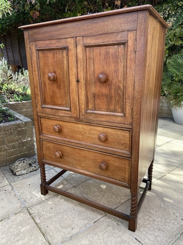 Antique oak linen - oak, press