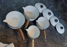 Vintage Le Creuset 4 white