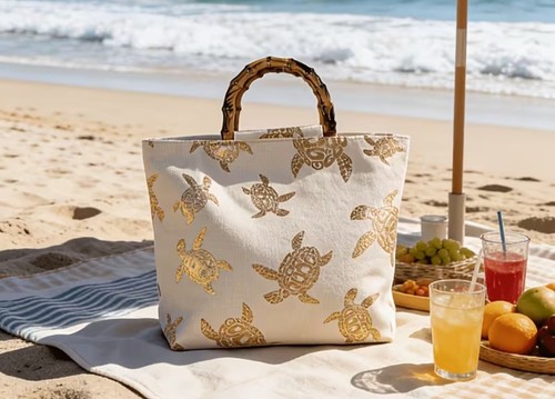 Golden stamping sea turtle - golden,