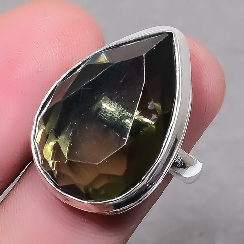 Faceted alexandrite pear shape - faceted,