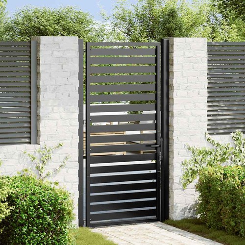 Garden gate lockable - gate, black