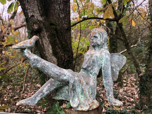 Cast iron fairy antique - iron, |