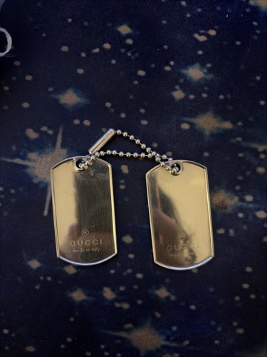 Gucci dog tags pendants - dog,