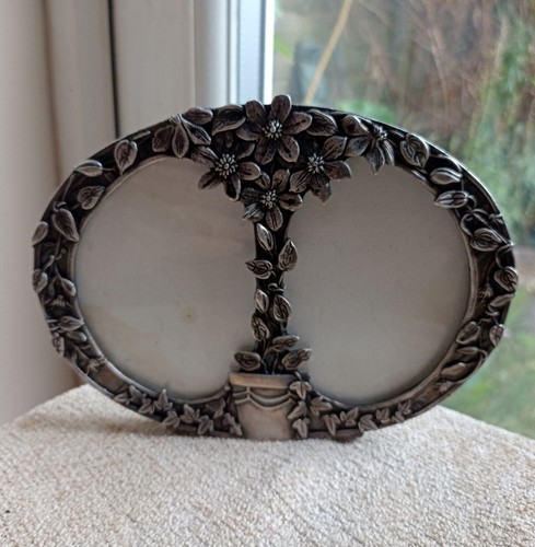 Silver scenes floral double - scenes,