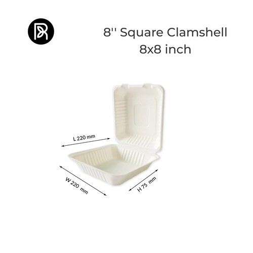 Biodegradable bagasse takeaway - biodegradable,