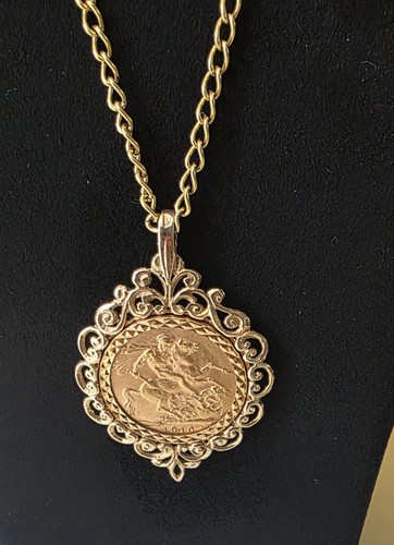 Full gold sovereign coin - full,