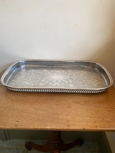 Vintage silver plated gallery - silver,