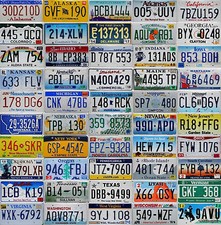 Original USA License Plate. License Plate, Various Conditions Choose 1 Plate