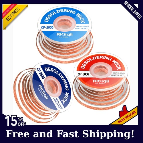 3pcs solder wick - solder,