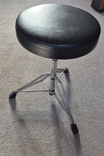 Stagg chrome drum stool throne adjustable height - excellent (willing to meet )