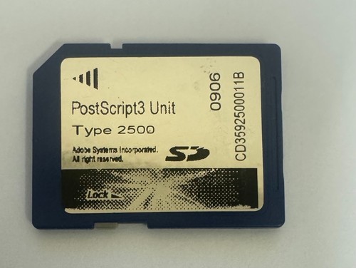Postscript3 unit type - type, 2500