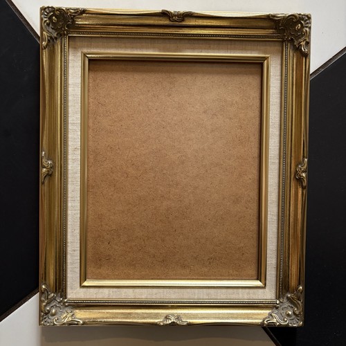 Vintage ornate gold frame - ornate,