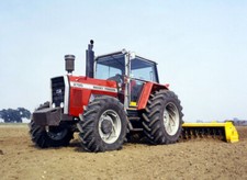 Vintage Massey Ferguson 2720 In The Field Tractor Poster Brochure Print (A3)