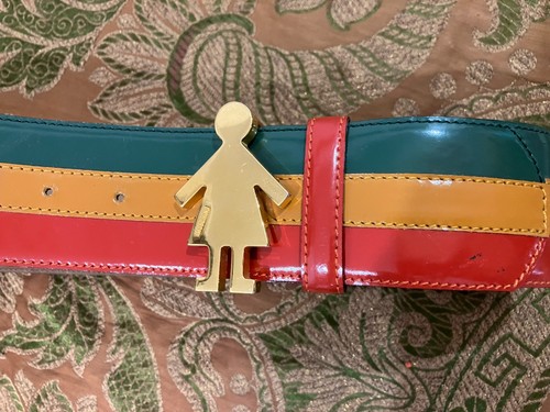 Vintage moschino redwall belt - vintage,